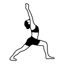 Yoga posture icon