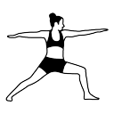 Yoga posture icon