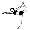 Yoga posture icon