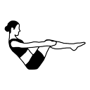 Yoga posture icon