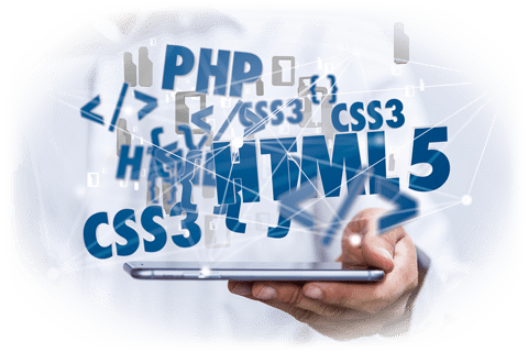HTML PHP CSS3 Wolke Tablet in Hand